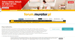 Desktop Screenshot of forum.muratordom.pl