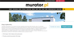 Desktop Screenshot of muratordom.pl
