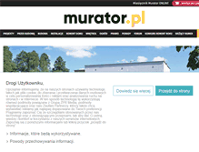 Tablet Screenshot of muratordom.pl